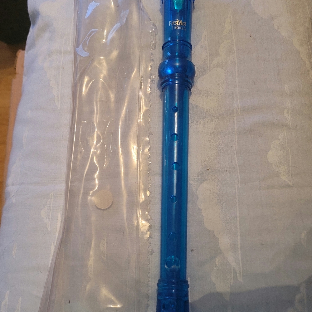 FIRST ACT GORGEOUS BLUE RECORDER FLUTE